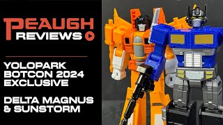 Video Review: BotCon 2024 Exclusive - YoloPark HOUSE OF MAGNUS Model Set (Delta Magnus/Sunstorm)