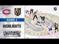 Semifinals, Gm 1: Canadiens @ Golden Knights 6/14/21 | NHL Highlights