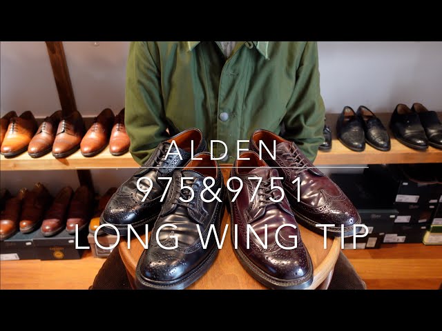 【USA製】オールデン Alden  9751 コードバン　ロングウィングチップ