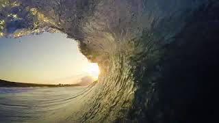 Pov Man Surfing Ocean Wave Extreme Sport Hd Slow Motion Stock Video   Download Video Clip Now
