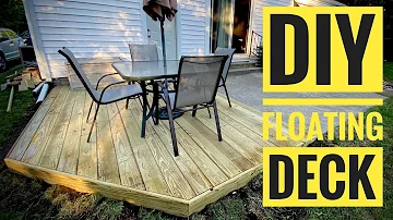Can I build a deck directly on the ground?