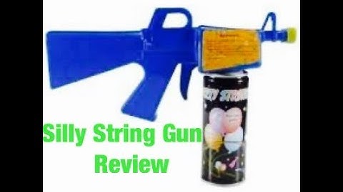 Silly string gun 🔫 review