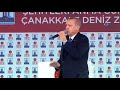Erdoğan, Afrin Müjdesini Çanakkale'den Verdi