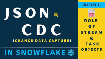 Wijzigingsgegevens (CDC) en JSON-verwerking in Snowflake | Snowflake JSON-zelfstudie | Hoofdstuk 11