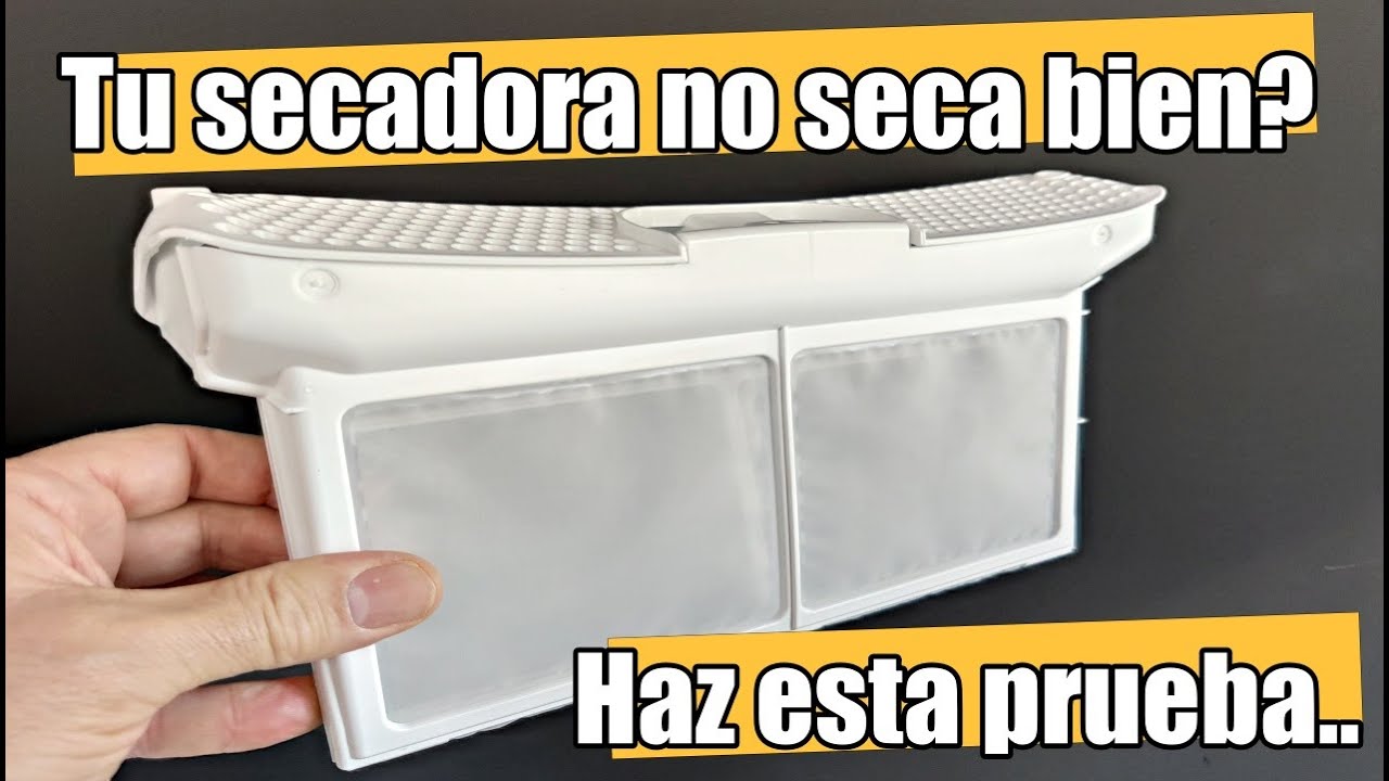Secadora no calienta o no seca bien, haz esta prueba. Dryer does not dry  well, do this test. - YouTube