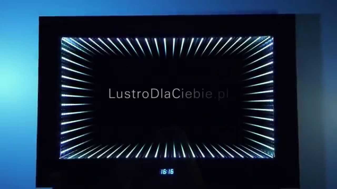 Lustro 3d Illusion Z Efektem Głębi Barwy światla Szkło Lux