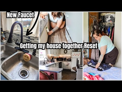 NEW FAUCET! SUNDAY HOME RESET // CLEANING MY HOUSE