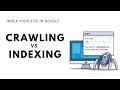 Crawling vs indexing  how to index a site in google