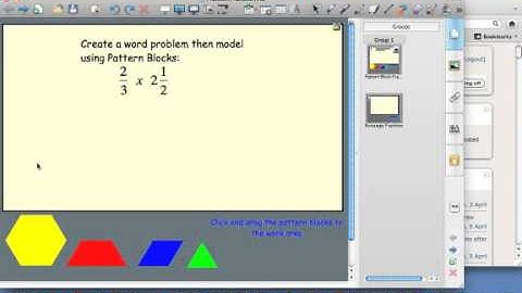 Using Pattern Blocks to Learn about Fractions - A Practice Video