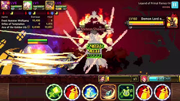 Crusaders Quest - Finally sub minute Craters of Primal Flames Hidden - Ana Orfeo Wolfgang Bella Remi