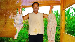 Cook A Whole Chicken with Fat Intestine, Summer Dish, So Delicious! | Uncle Rural Gourmet