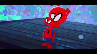 Spider-Man into the Spider-Verse (2018) Miles to the rescue scene HD