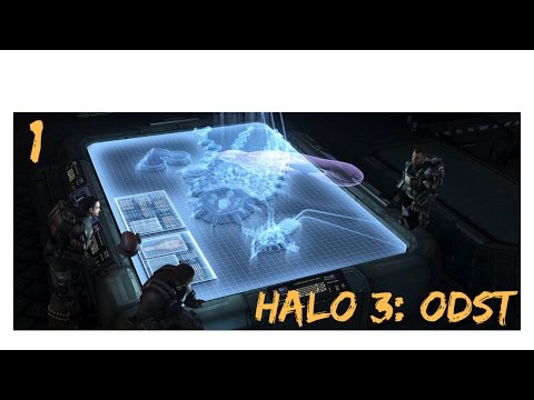 Halo 3: ODST Walkthrough Part 1 Mombasa Streets 1080p 60FPS (No Commentary)
