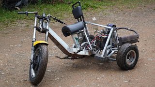 From Scratch to Test Ride 😳 Custom Leaning Trike Bike Build | Full Engineering Explained