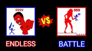 STICK FIGHT ENDLESS BATTLE MOBILE GAME || STICKMAN DEFENSE IOS