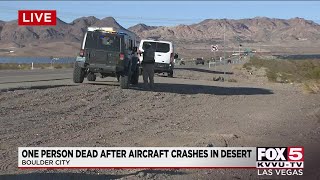 Pilot killed in aircraft crash near Boulder City