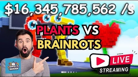 Playing Plants vs Brainrots on Roblox LIVE | FREE BRAINROT!