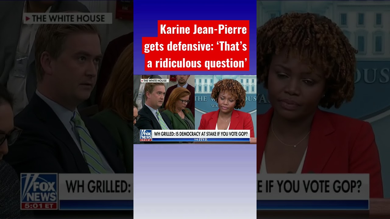 Karine Jean-Pierre ends press briefing after being pressed on ...