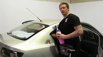 Automotive Rear Screen Removal - Applying Window Tint Film