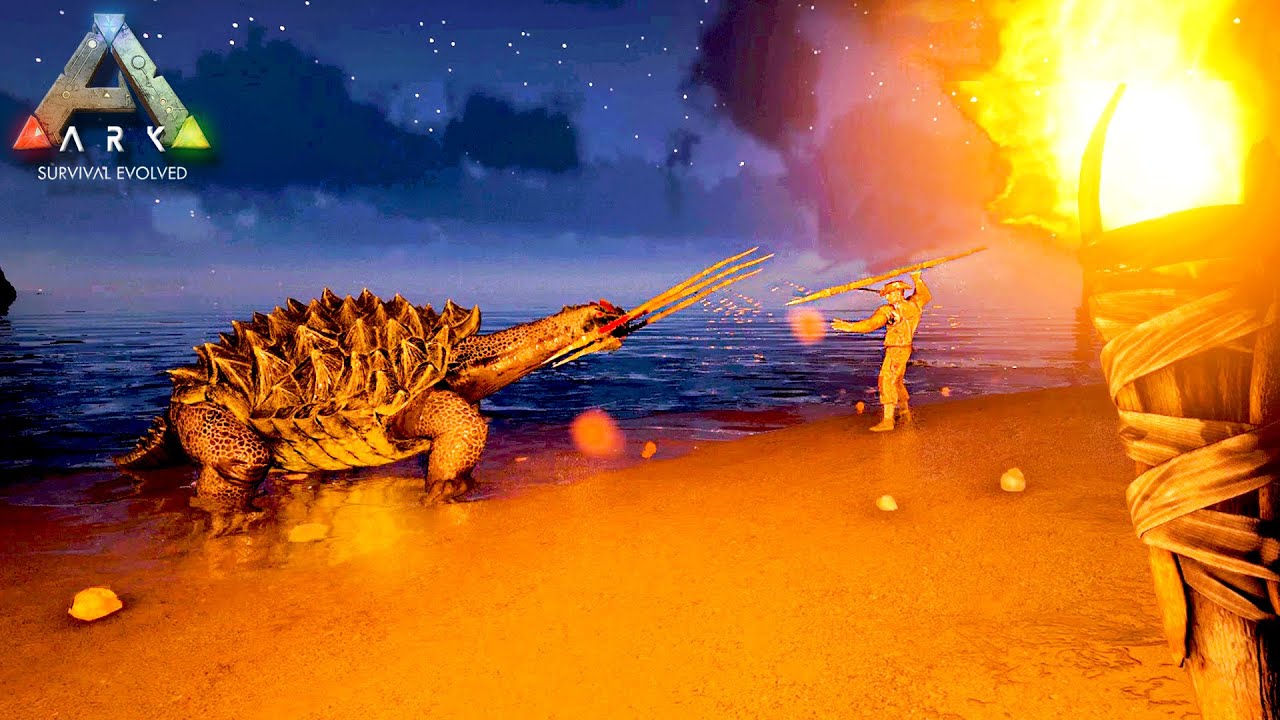 ARK Survival Evolved | SHARKS, POOP, AND THE GREAT TURTLE WAR!! ARK ...