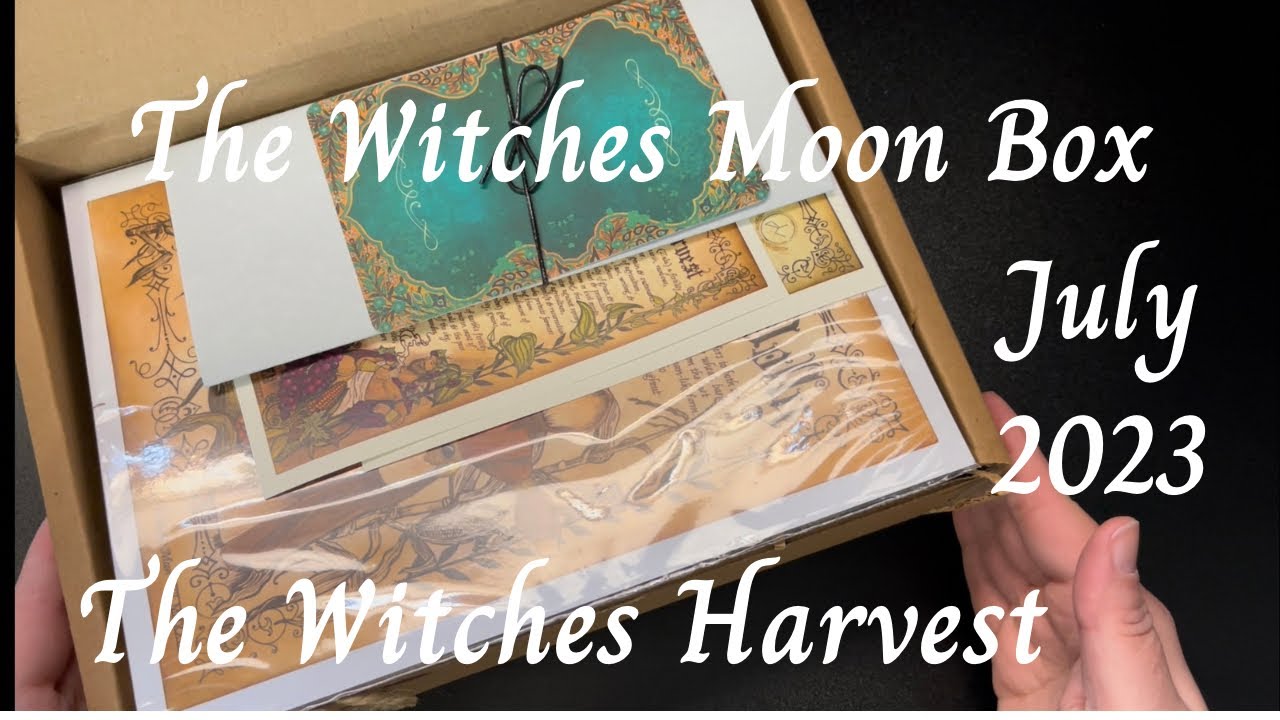 The Witches Harvest - July 2023 - The Witches Moon Box Unboxing & First Impressions #thewitchesmoon