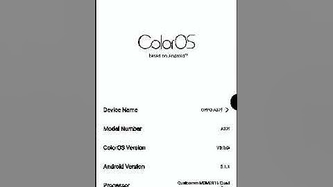 Enter the Developer mode in OPPO A37