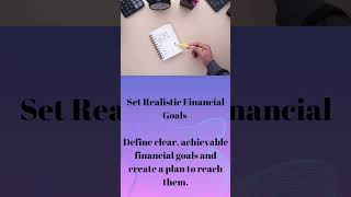 Roadmap To Success Setting Financial Goals