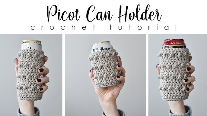 White Claw Slim Can Koozie Cozy pattern by Chelsea Mae