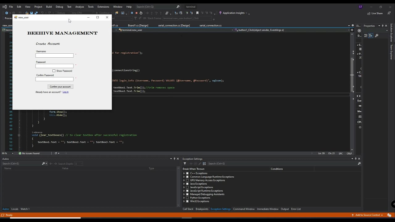 C# | .net framework windows form | serial communication - YouTube