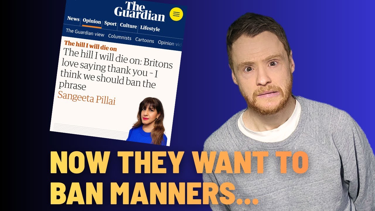 Now they want to ban manners...