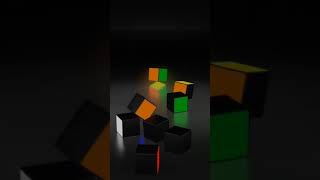 exploding #rubikscube in #blender #animation