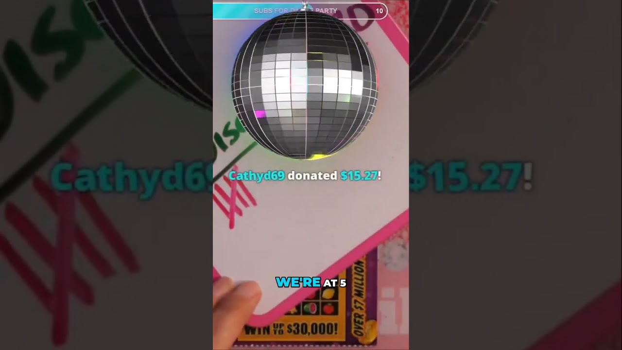 Watch Me Scratch LIVE to unlock Disco Ball Dance Party! 