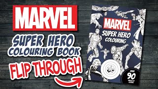 MARVEL Super Hero Colouring Book - FLIP THROUGH screenshot 2