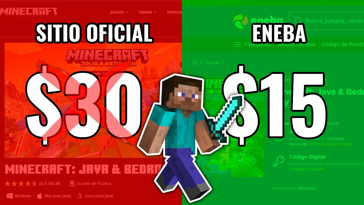 Cómo Comprar Minecraft con Descuento 100% Legal - YouTube
