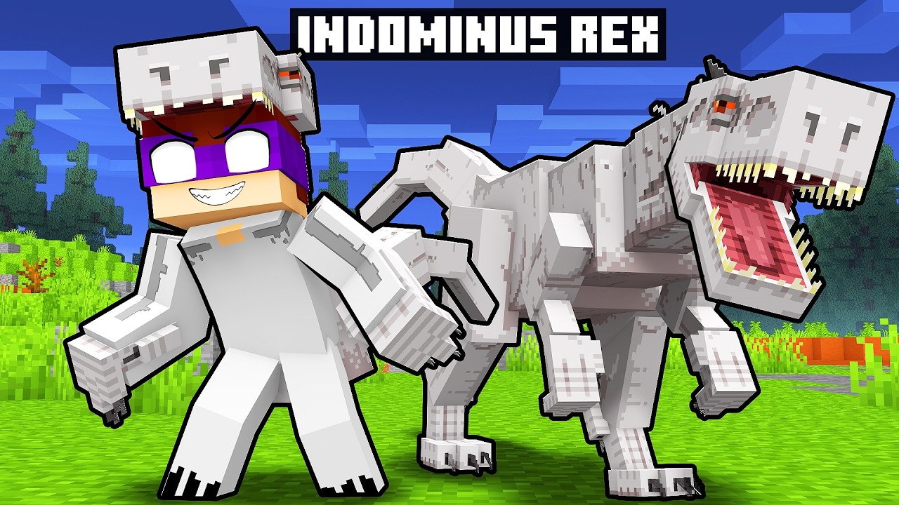 JOGANDO como INDOMINUS REX no Minecraft!! ‹ DONAT3LO ›
