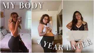 WHAT MY BODY LOOKS LIKE A YEAR AFTER GIVING BIRTH | Why you should workout postpartum, IUD, &amp; more!