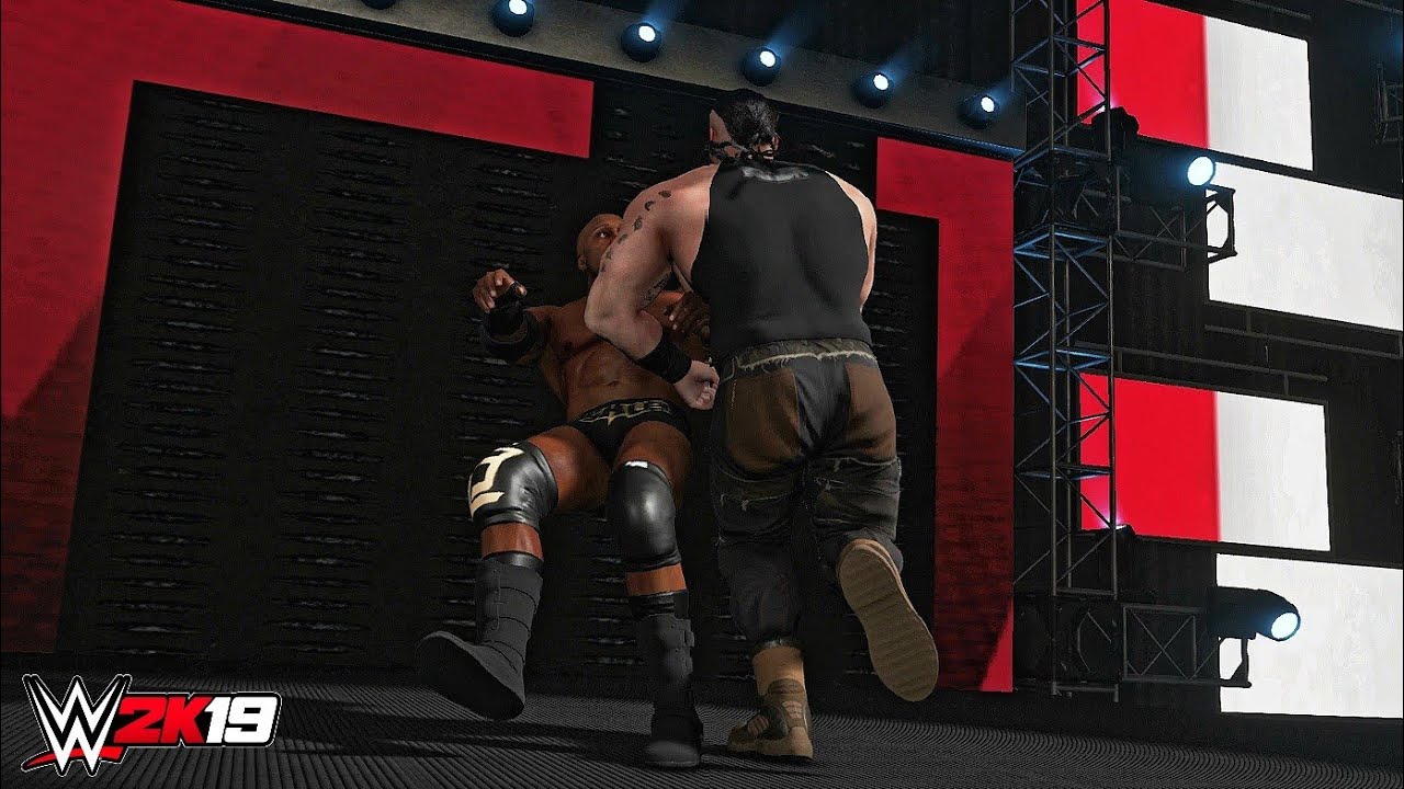 Download WWE 2K19 - Strowman drives Lashley trough the LED wall | Raw, July 1, 2019