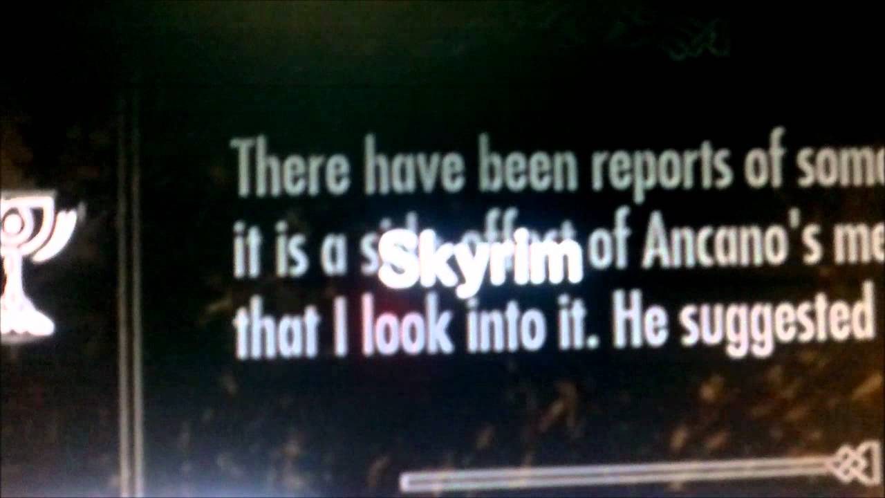 I GOT PLATINUM TROPHY ON SKYRIM - YouTube