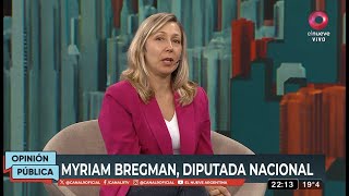 Myriam Bregman en @elnueve: "La vida del laburante no va a ser la misma si se aprueba la Ley Bases"