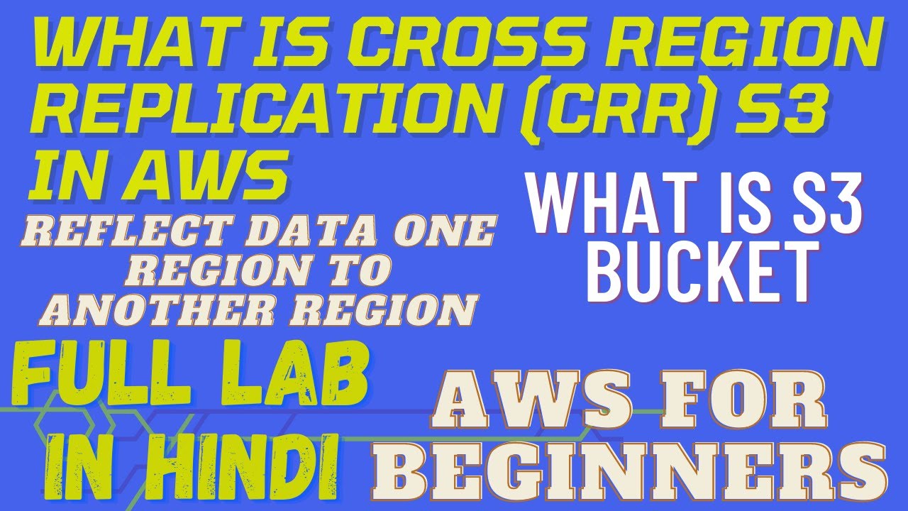 Amazon S3 Cross Region Replication | AWS S3 Cross region replication ...