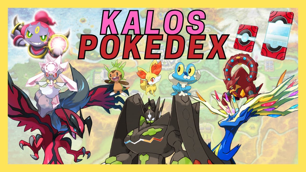 My Kalos Pokedex! A part of my pokemon collection!