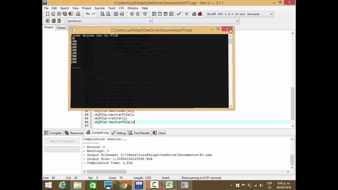 Clase 13 Estructuras de Datos: Pilas parte 2