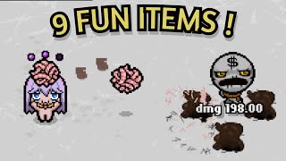 This 9 NEW ITEMS are FUN ! Headcrab's Grab Bag MOD | Tboi : Repentance