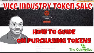 Vice Industry Token (VIT) Presale now Live + A How to Tutorial on Purchasing Tokens