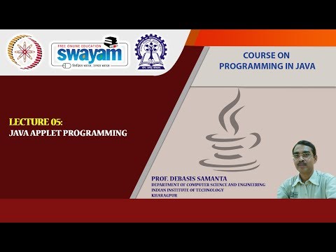 Lecture 05: Java Applet Programming