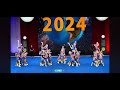 Stingray orange rays cheerleading worlds 2024 semis