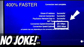 This video shows how to get faster internet connection on ps4 without
spending any psn codes or money with the help of an easy trick which
is change d...