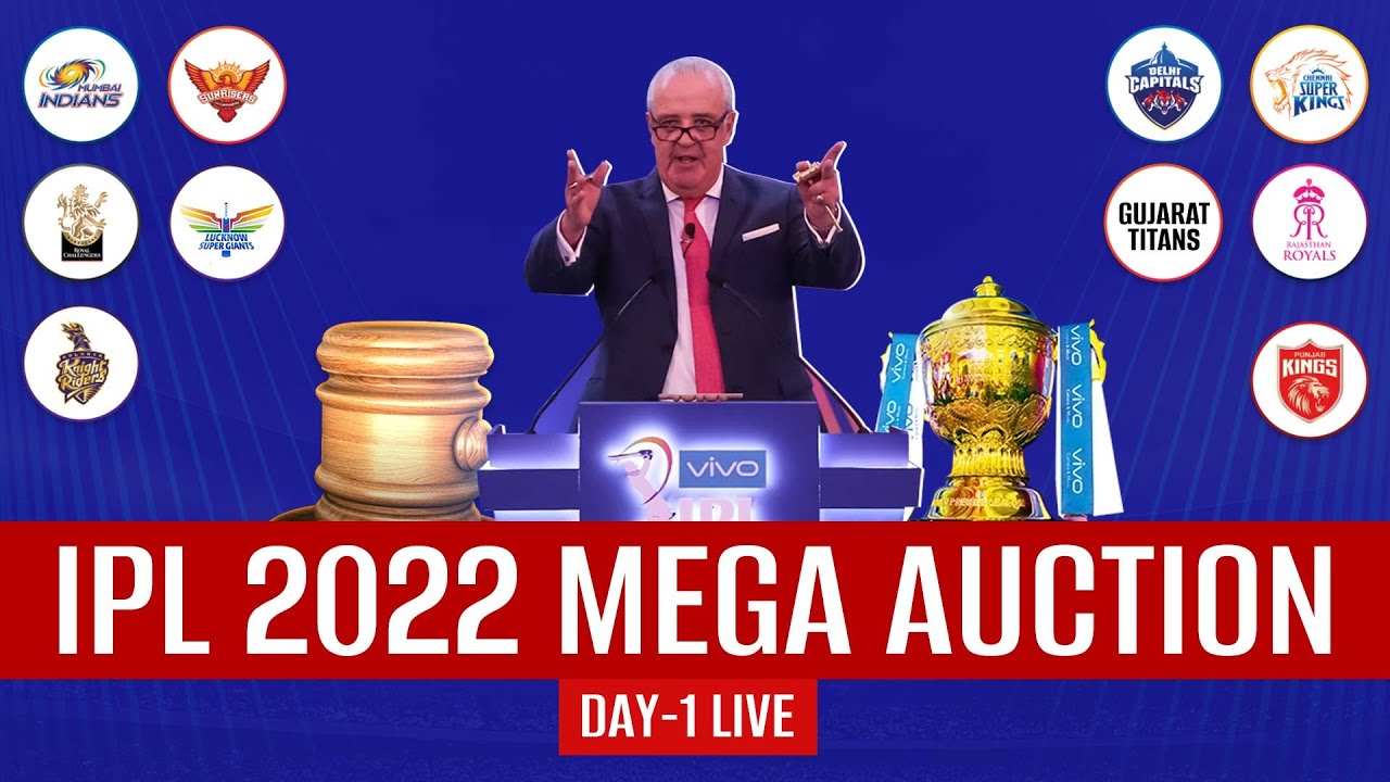 🔴Tata IPL Player Auction Live Streaming IPL 2022 Mega Auction IPL Player Auction 2022 Live