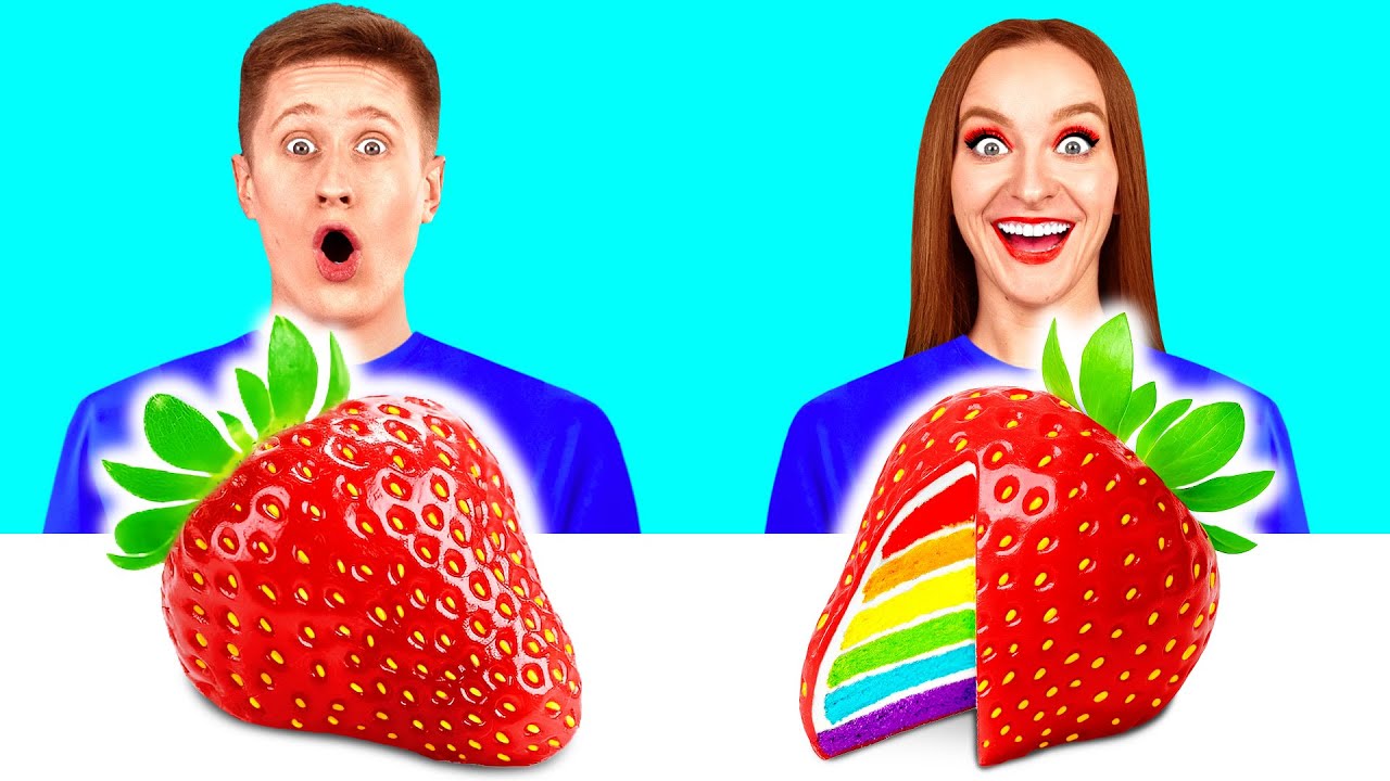 Die Challenge Kuchen vs Echt | Essbare Schlacht