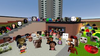 TOO MANY NEXTBOTS CHASING IN GMOD! (PART 3)